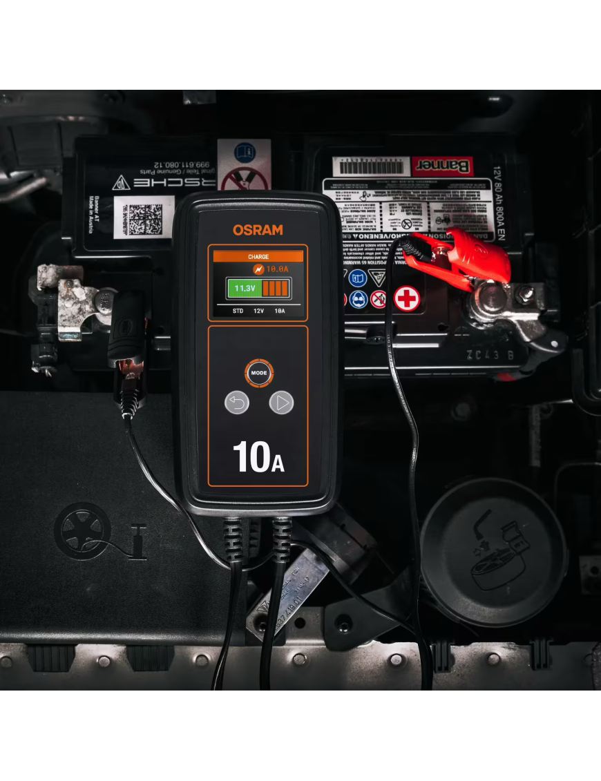OSRAM BATTERYcharge 1010 – 10 A Smart Battery Charger, 12/24 V