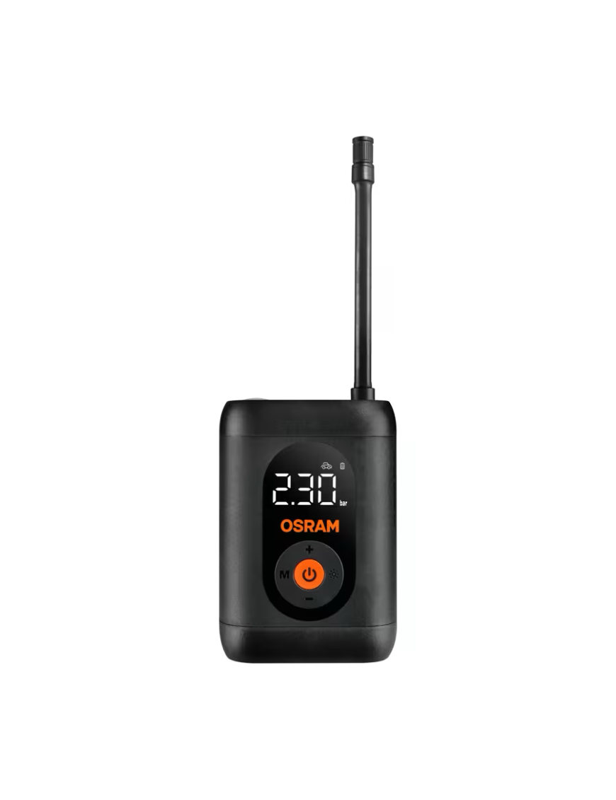 OSRAM TYREinflate 1600 ESSENTIAL – cordless digital tyre inflator, USB-C, 7 bar