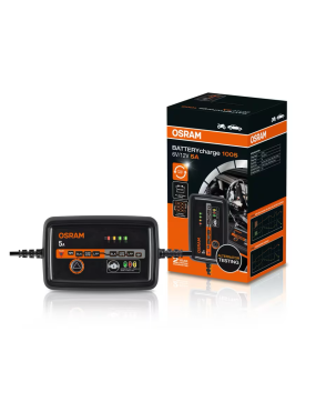 OSRAM BATTERYcharge 1005 – 5 A Smart Battery Charger, 6/12 V, 4–120 Ah