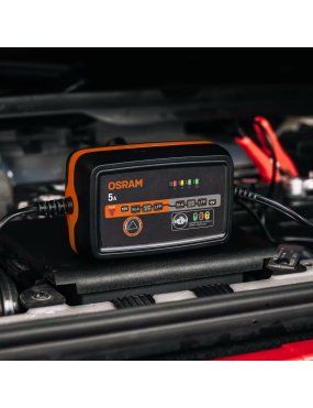 OSRAM BATTERYcharge 1005 – 5 A Smart Battery Charger, 6/12 V, 4–120 Ah
