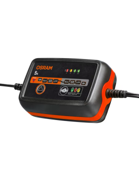 OSRAM BATTERYcharge 1005 – 5 A Smart Battery Charger, 6/12 V, 4–120 Ah