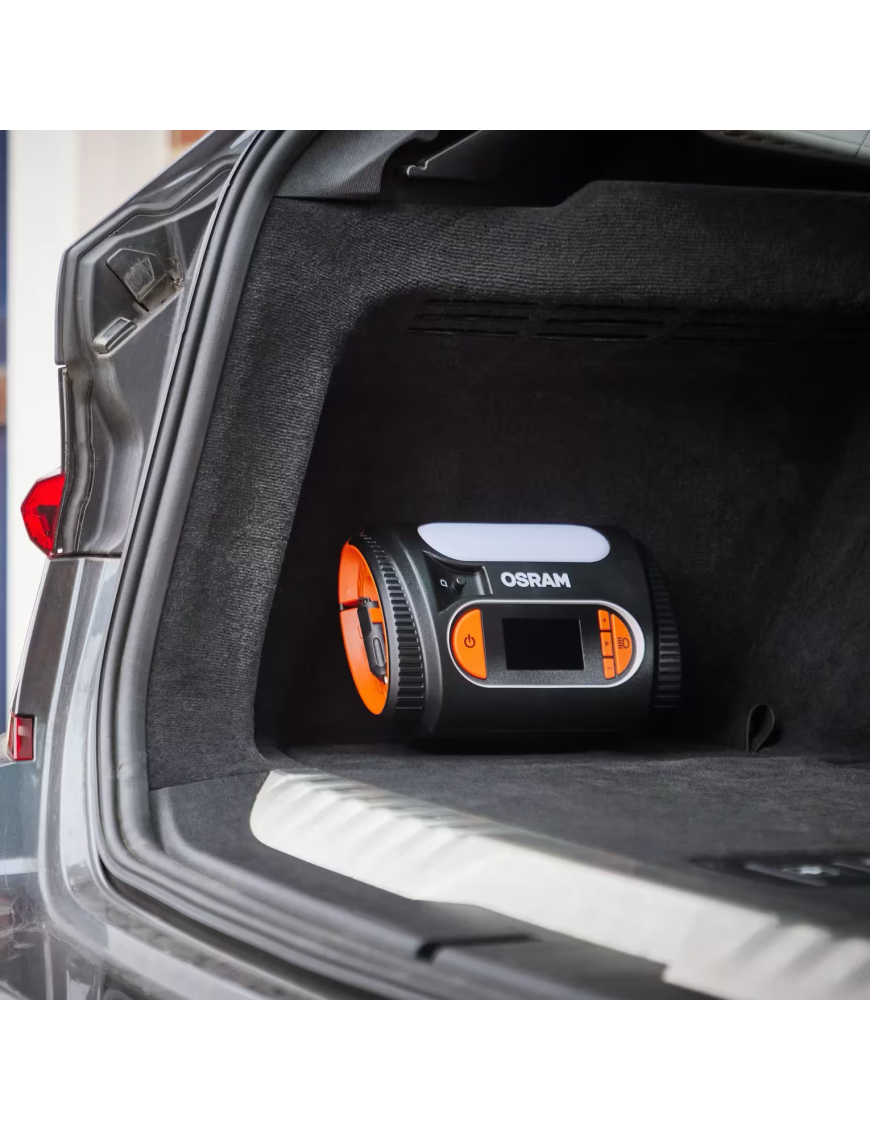 OSRAM TYREinflate 2120 – 12 V Digital Tyre Inflator, Auto-Stop, 6.9 bar