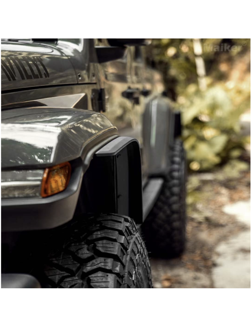 TXJT 19677 – Fender Flare Extensions for Jeep Gladiator JT, 35–50 mm