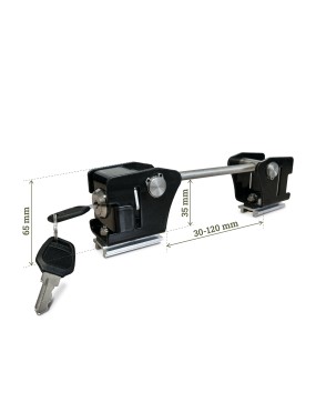 OFFLANDER – anti-theft roof tent mounting brackets, 4 pcs, 30–120 mm