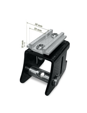 OFFLANDER – anti-theft roof tent mounting brackets, 4 pcs, 30–120 mm