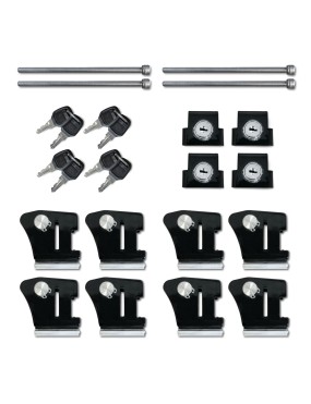 OFFLANDER – anti-theft roof tent mounting brackets, 4 pcs, 30–120 mm