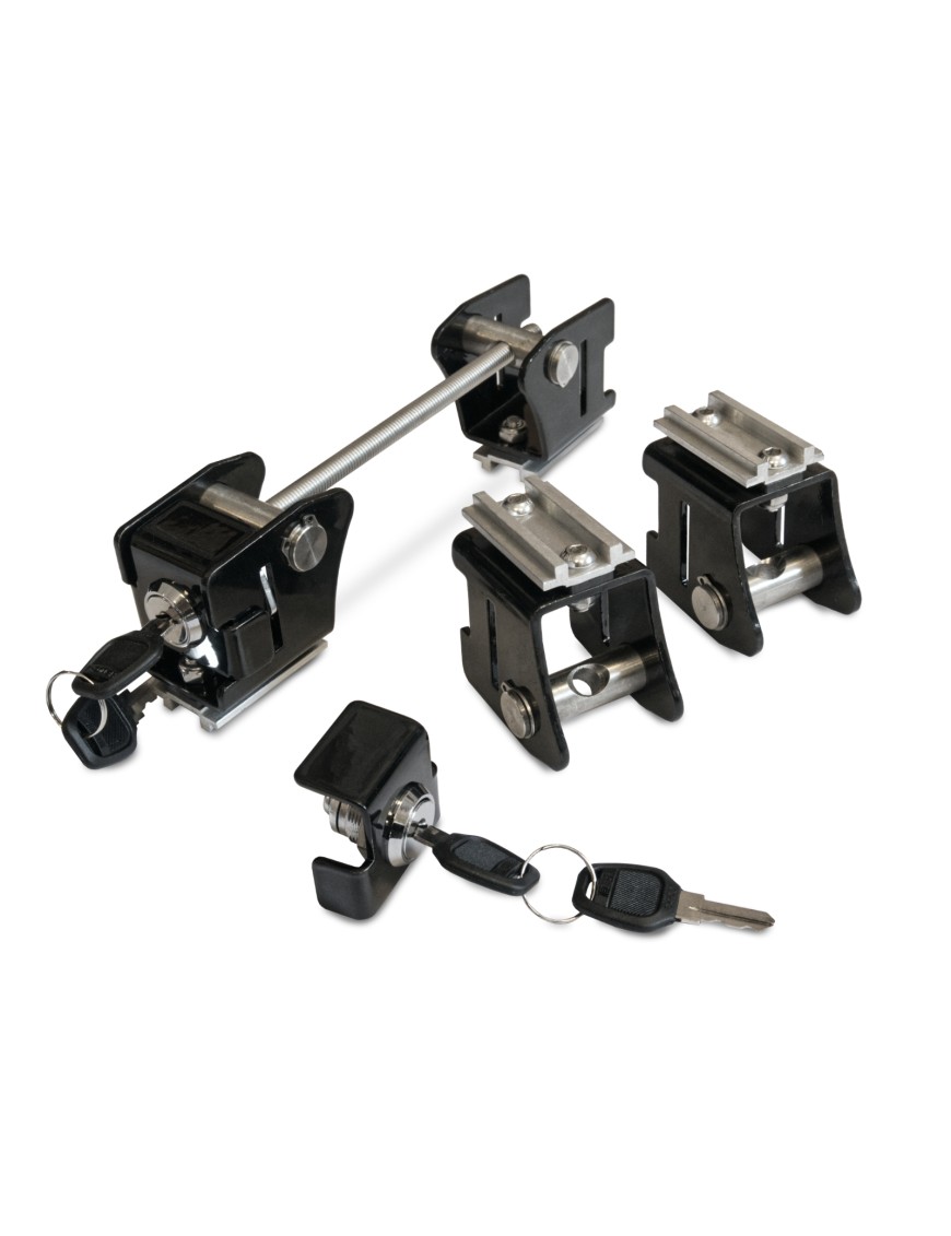 OFFLANDER – anti-theft roof tent mounting brackets, 4 pcs, 30–120 mm