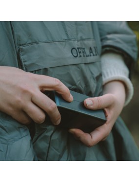OFFLANDER PONCZO KEMPINGOWE WODOODPORNE SZARE