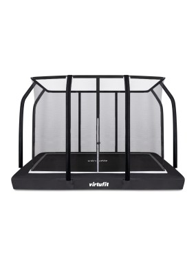 VIRTUFIT TRAMPOLINA OGRODOWA DO WKOPANIA 183 x 274 CM Z SIATKĄ