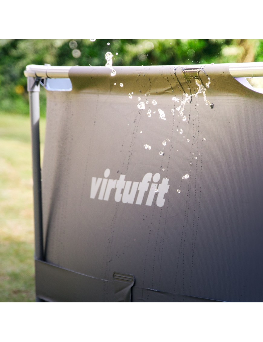 VIRTUFIT OKRĄGŁY BASEN 305 CM Z POMPĄ FILTRUJĄCĄ ANTRACYTOWY