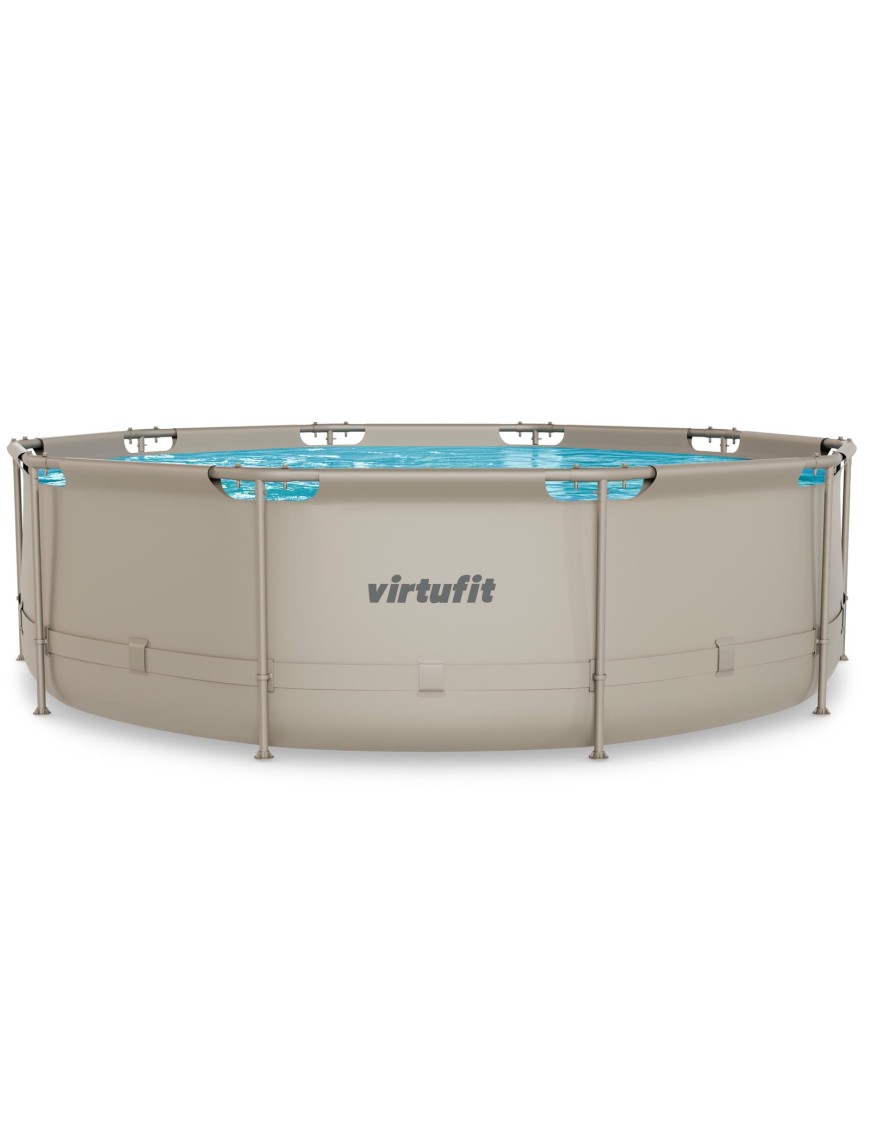 VIRTUFIT OKRĄGŁY BASEN 366 CM Z POMPĄ FILTRUJĄCĄ BEŻOWY