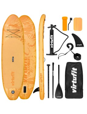 VIRTUFIT DESKA SUP OCEAN 275 Z AKCESORIAMI POMARAŃCZOWY