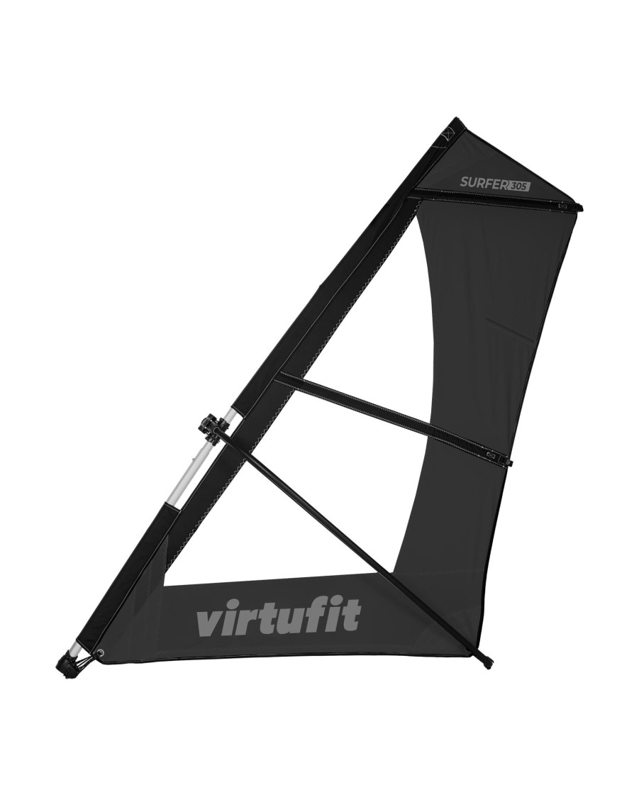 VIRTUFIT DESKA SUP SURFER 305 Z ŻAGLEM I AKCESORIAMI CZARNY