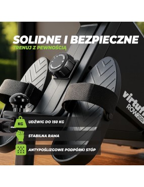 VIRTUFIT WIOŚLARZ ROW200i