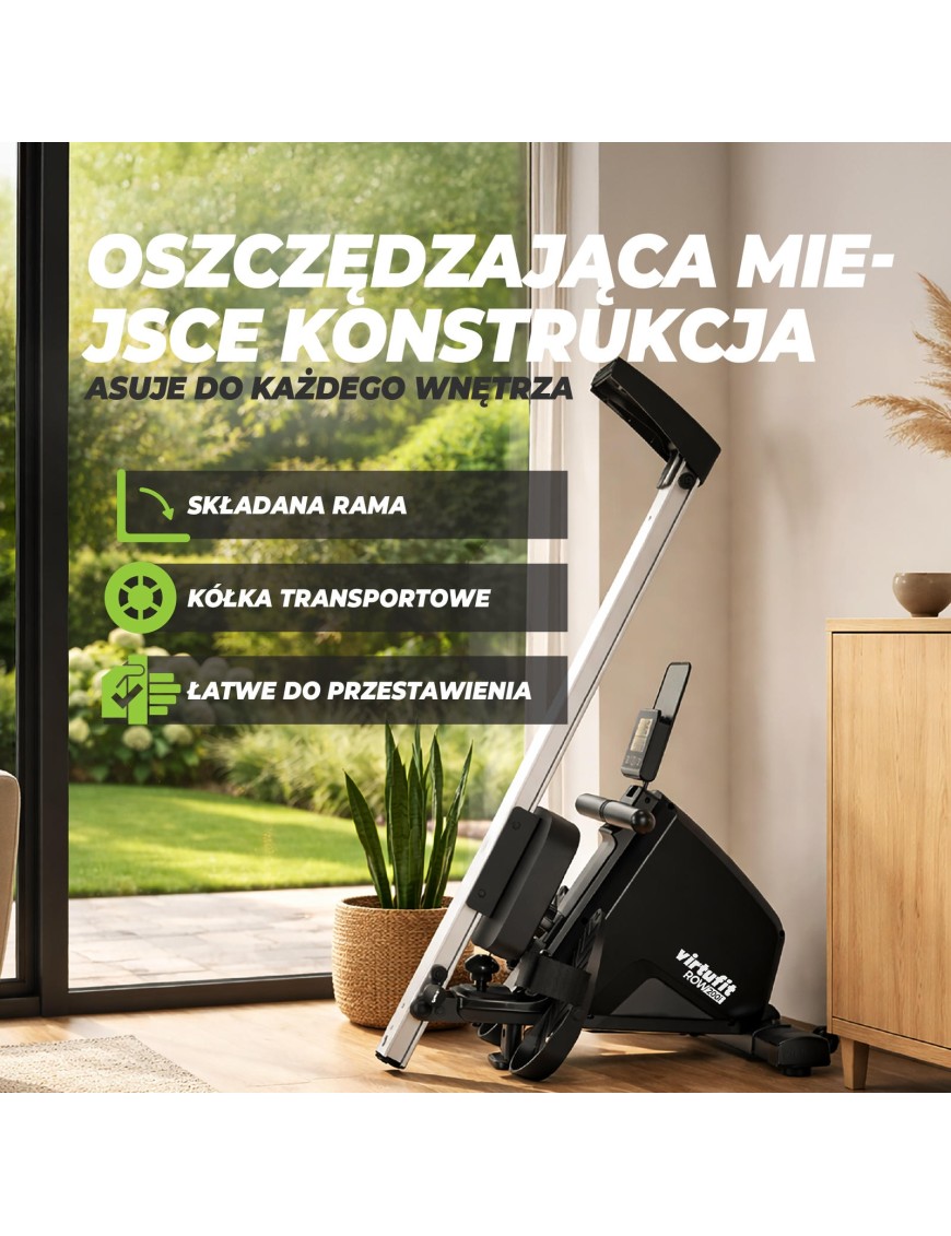 VIRTUFIT WIOŚLARZ ROW200i