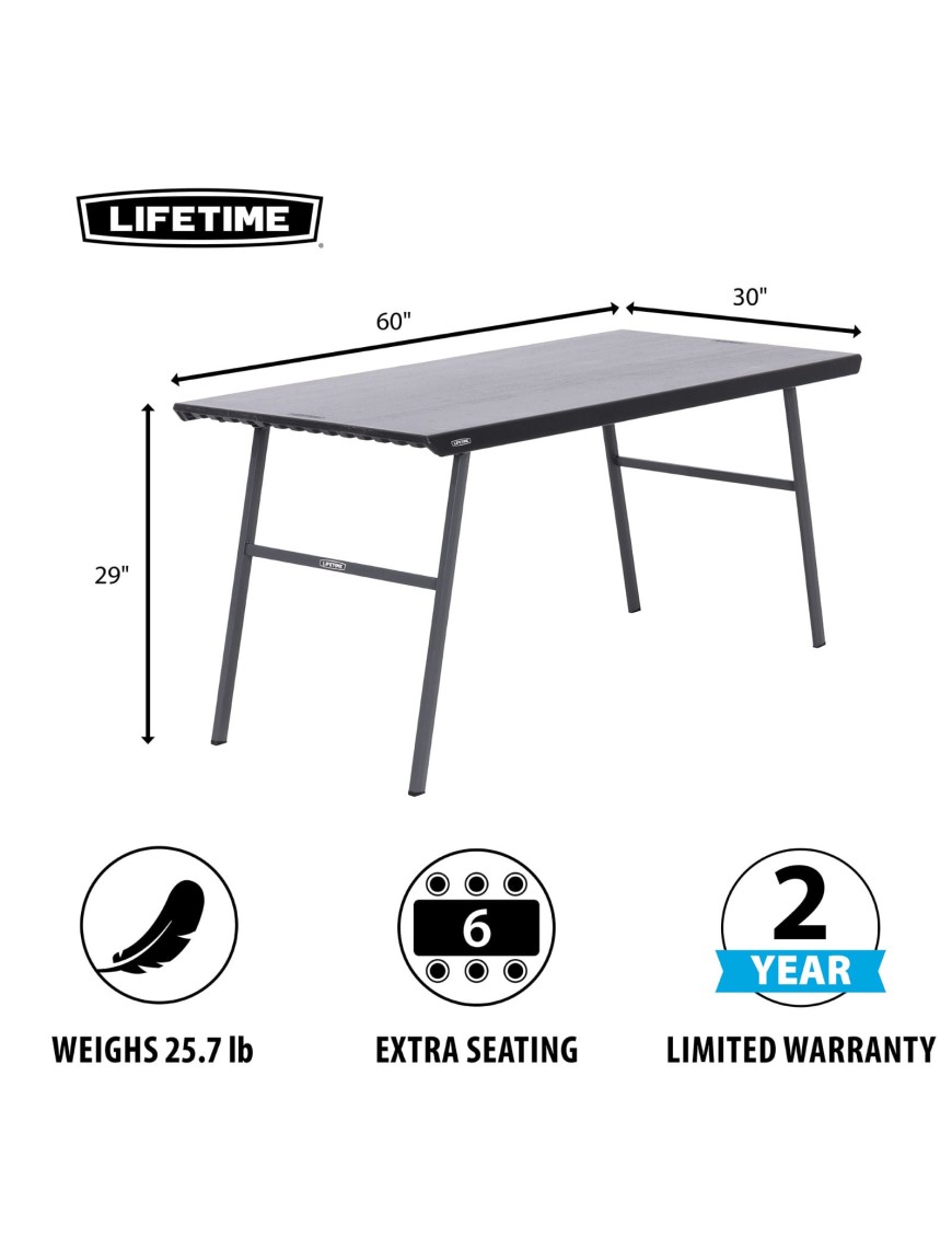 LIFETIME BIURKO SKŁADANE 152CM 80957