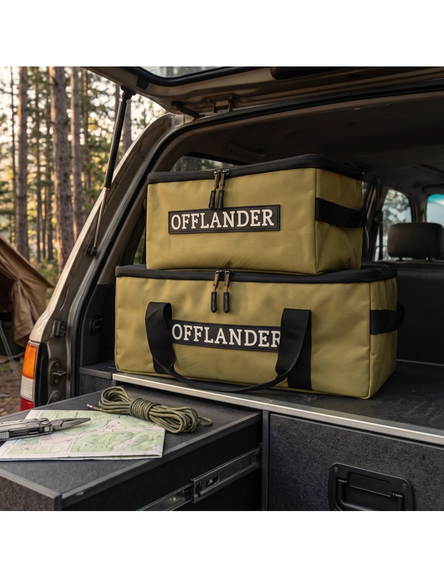 OFFLANDER TORBA ZAMYKANA Z PRZEZROCZYSTĄ GÓRĄ PVC 14 L