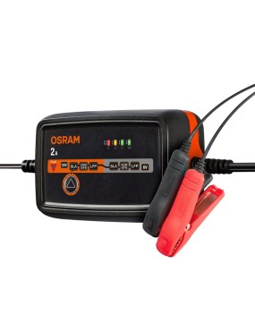 OSRAM BATTERYcharge 1002 – Smart 6/12 V Battery Charger, 2 A, IP65
