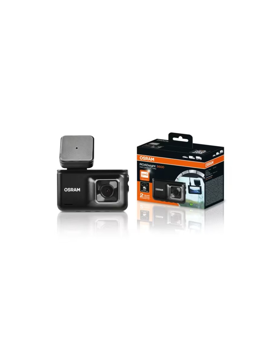 OSRAM ROADsight 3500 – 1296p Dash Cam with GPS, HDR, 140°