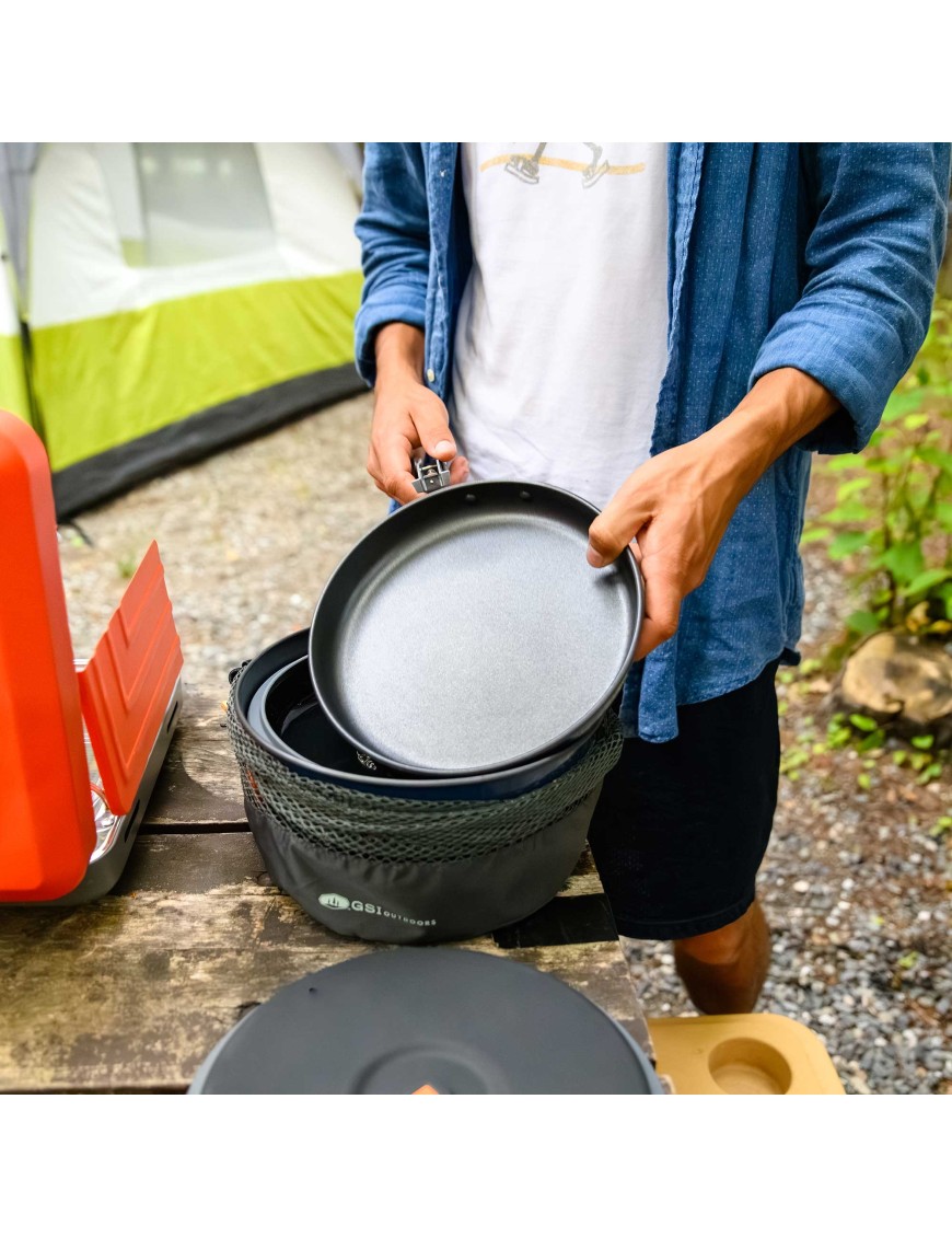 GSI Outdoors Bugaboo Ceramic Base Camper – Ceramic-Coated Camping Cookset