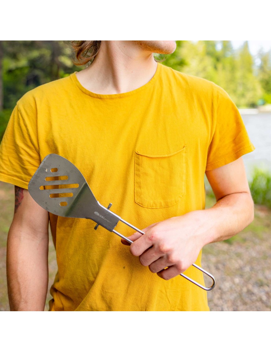 GSI Outdoors Basecamp Chef's Tool Set – 6-Piece Camp Cooking Utensil Set