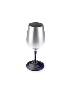 GSI Outdoors Glacier Stainless Nesting Wine Glass – 10.8 fl oz Camping Wine Glass
