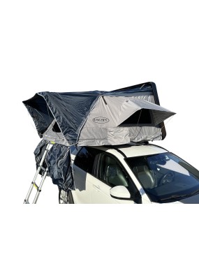Escape VARIO 210 – hard-shell rooftop tent for 4–5 people, sand, white shell