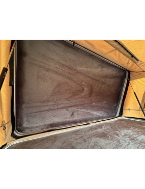 Escape VARIO 210 – hard-shell rooftop tent for 4–5 people, sand, white shell