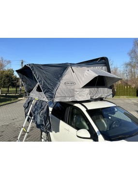 Escape VARIO 210 – hard-shell rooftop tent for 4–5 people, sand, white shell