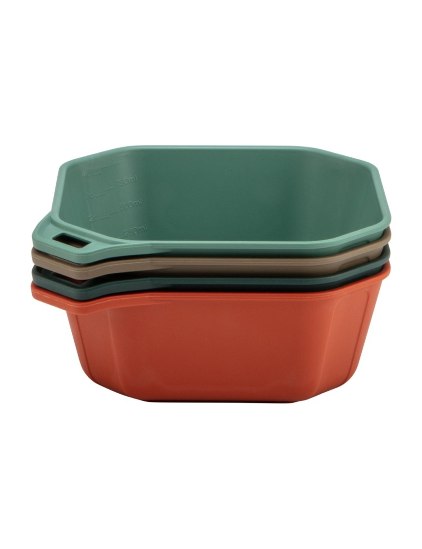 Gerber ComplEAT Tableware Set – 9-Piece Camping Dinnerware Set for 4