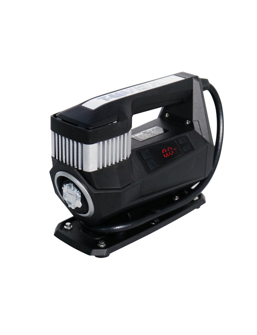 T-MAX Storm Pump – 12V portable air compressor, 190 L/min, 150 PSI