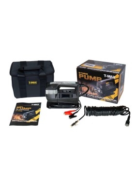 T-MAX Storm Pump – 12V portable air compressor, 190 L/min, 150 PSI