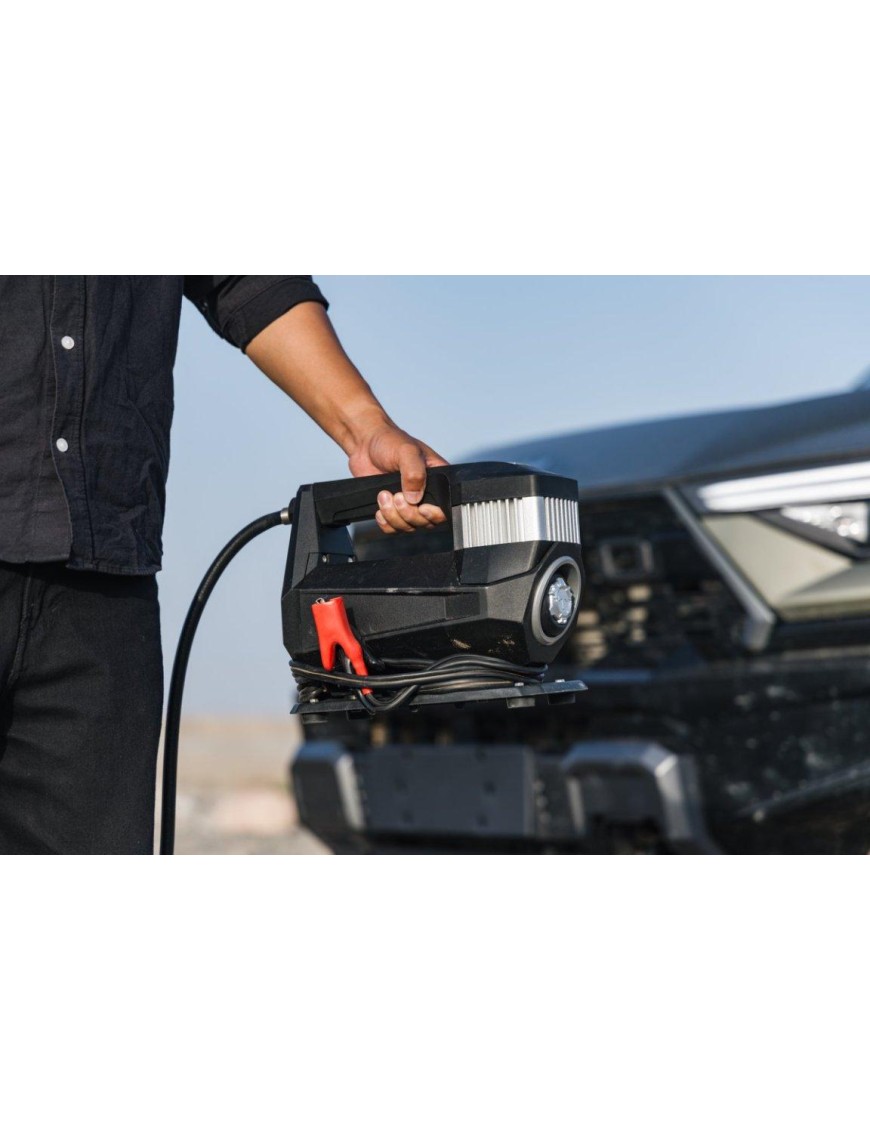 T-MAX Storm Pump – 12V portable air compressor, 190 L/min, 150 PSI