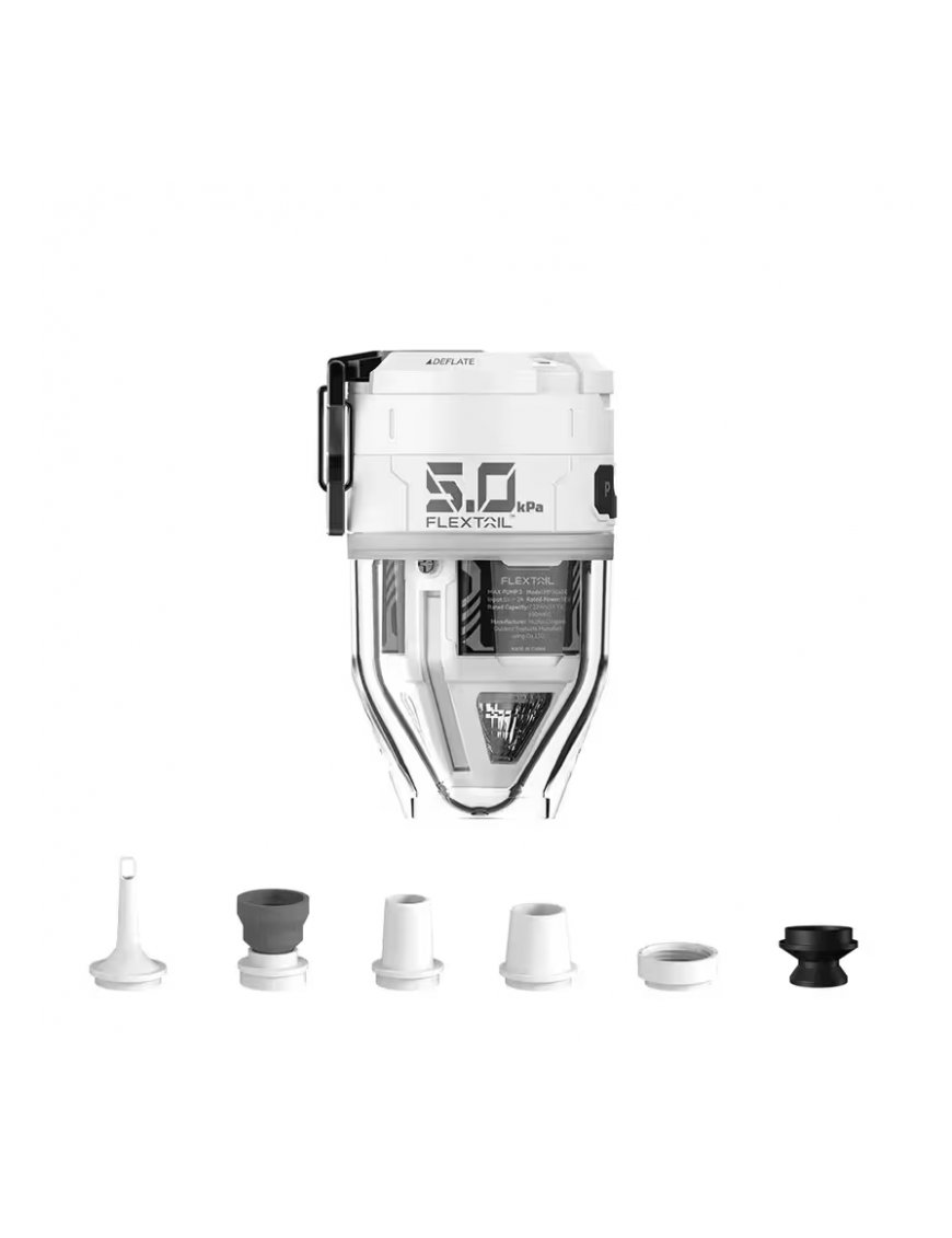 Flextail MAX PUMP 3 – Rechargeable Air Pump 5 kPa, 500 L/min, White