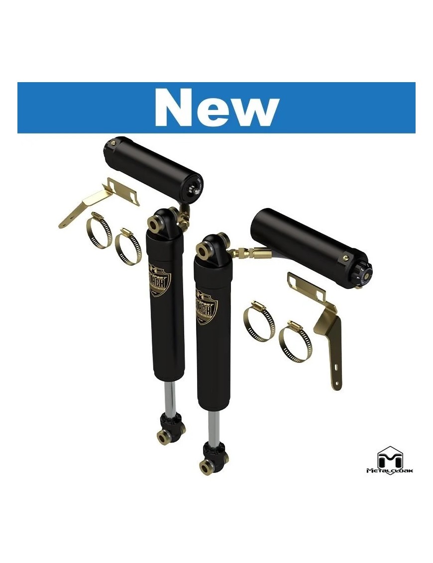 MetalCloak RockSport Black 2.5 – Front Remote-Reservoir Shocks for INEOS Grenadier