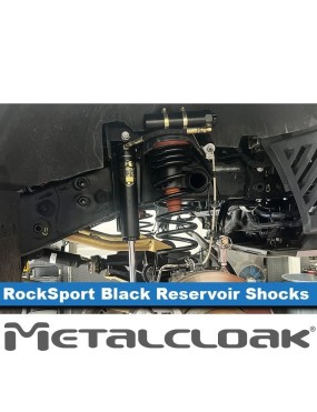 MetalCloak RockSport Black 2.5 – Front Remote-Reservoir Shocks for INEOS Grenadier