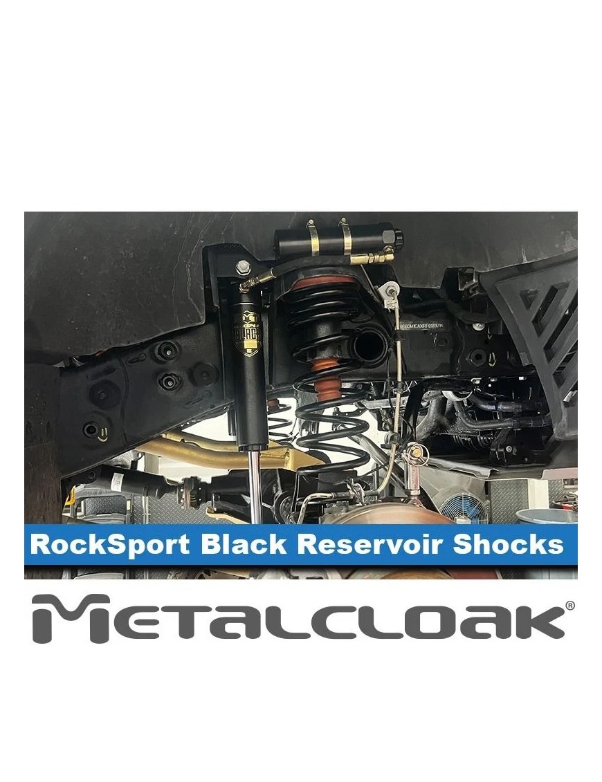 MetalCloak RockSport Black 2.5 – Front Remote-Reservoir Shocks for INEOS Grenadier