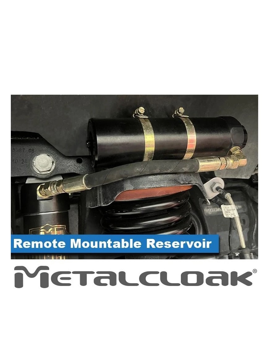 MetalCloak RockSport Black 2.5 – Front Remote-Reservoir Shocks for INEOS Grenadier