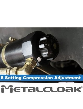 MetalCloak RockSport Black 2.5 – Front Remote-Reservoir Shocks for INEOS Grenadier