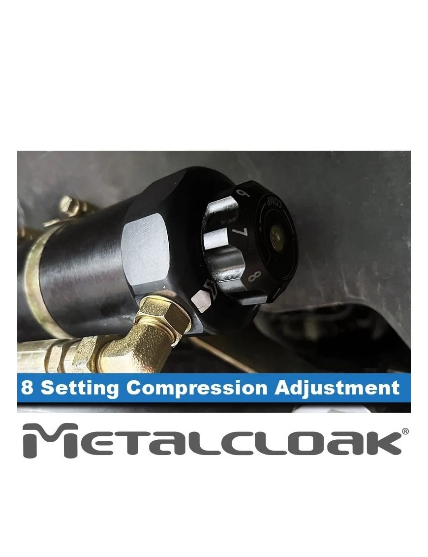 MetalCloak RockSport Black 2.5 – Front Remote-Reservoir Shocks for INEOS Grenadier