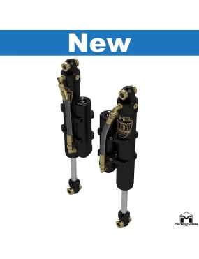 MetalCloak RockSport BLACK – Ineos Grenadier Rear Reservoir Shocks, 2.5 in Body, 8-Position Adjustable