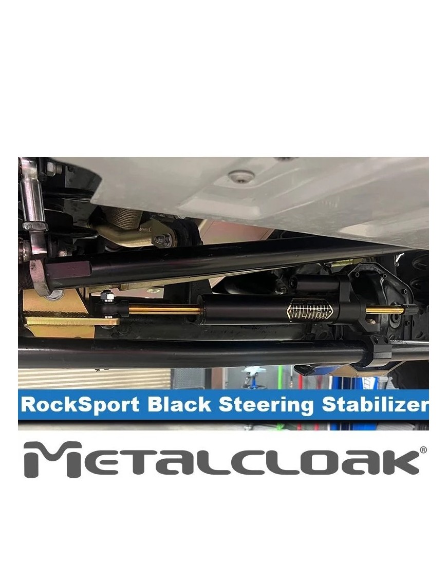 MetalCloak RockSport BLACK XD 2552 – adjustable steering damper for INEOS Grenadier 2023+
