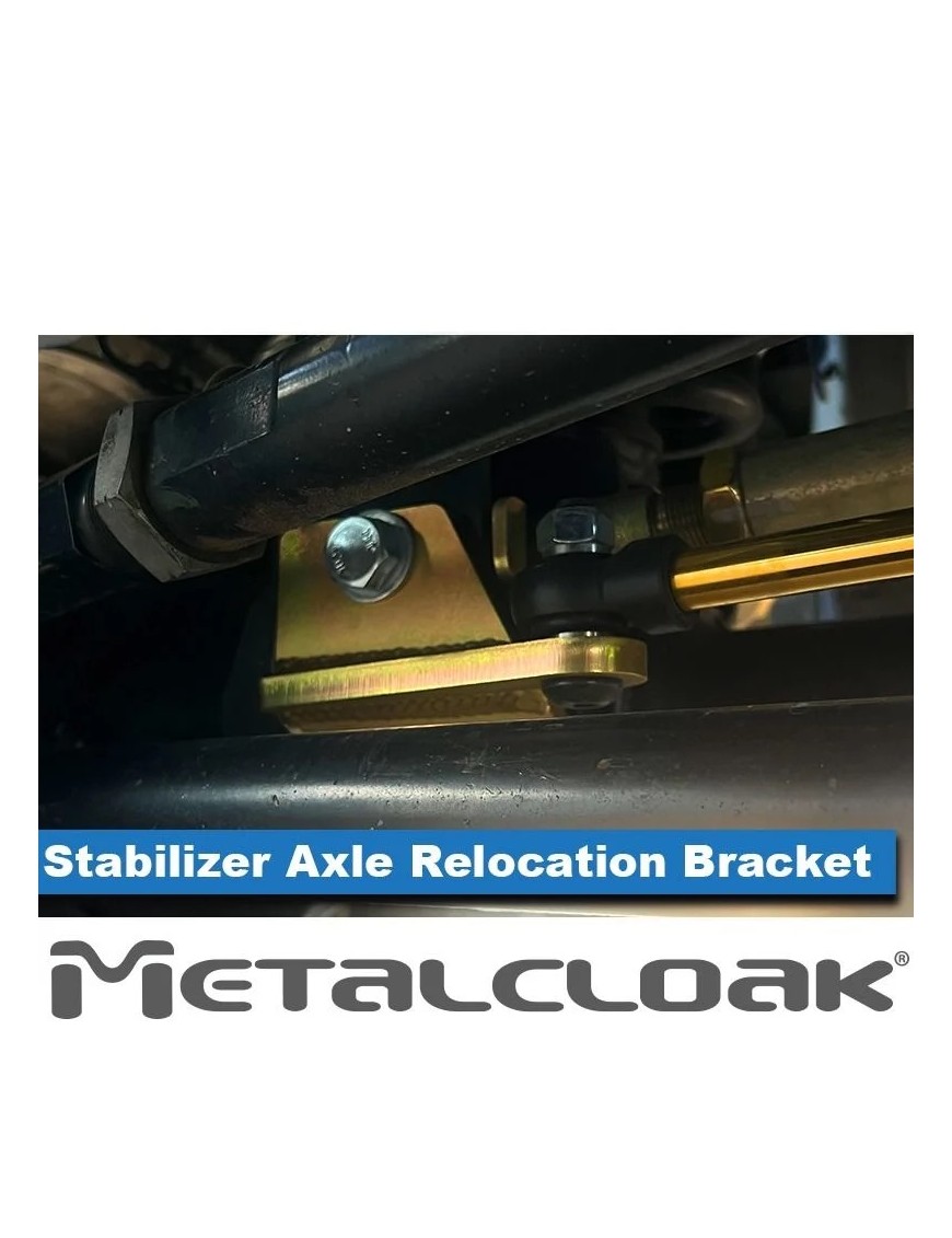 MetalCloak RockSport BLACK XD 2552 – adjustable steering damper for INEOS Grenadier 2023+