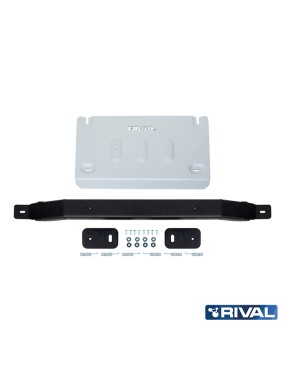 RIVAL 2333.1887.2 – 4 mm Aluminum Transfer Case Skid Plate, Ranger/Raptor/Everest 2022+, Amarok 2023+