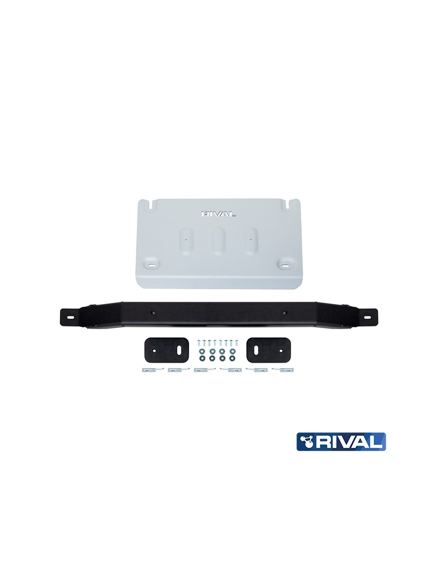 RIVAL 2333.1887.2 – 4 mm Aluminum Transfer Case Skid Plate, Ranger/Raptor/Everest 2022+, Amarok 2023+