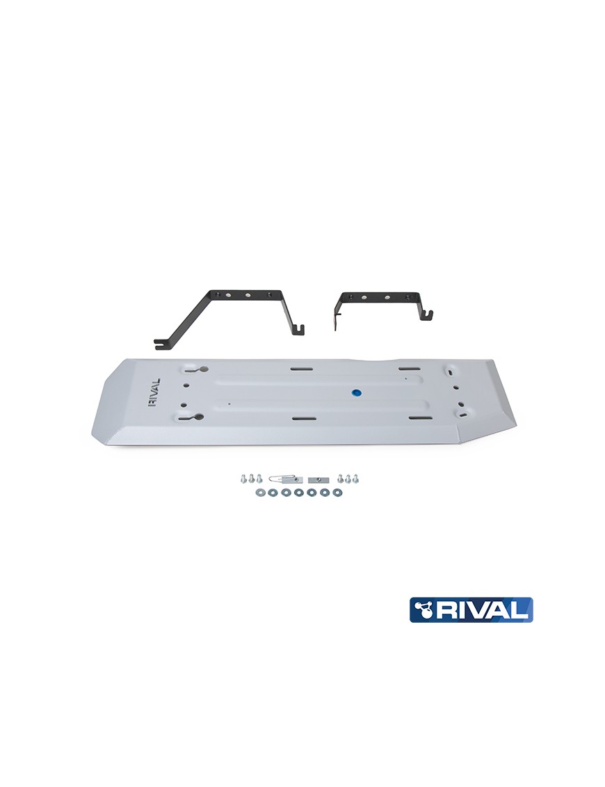 RIVAL 2333.1888.1.6 – 6 mm Aluminium Fuel Tank Skid Plate, Ford Ranger / VW Amarok