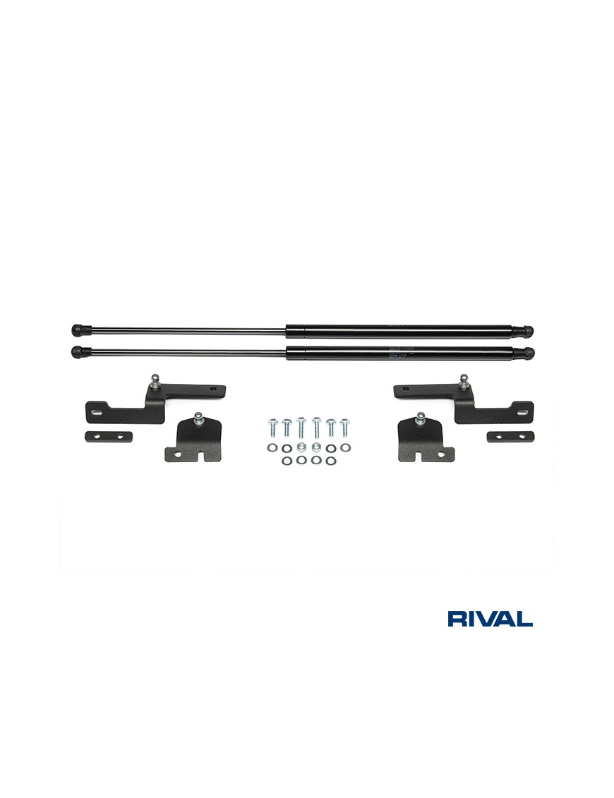 RIVAL 2A.ST.2703.1 – Hood Lift Kit for Jeep Wrangler JK 2007–2018, 2× Stabilus Struts