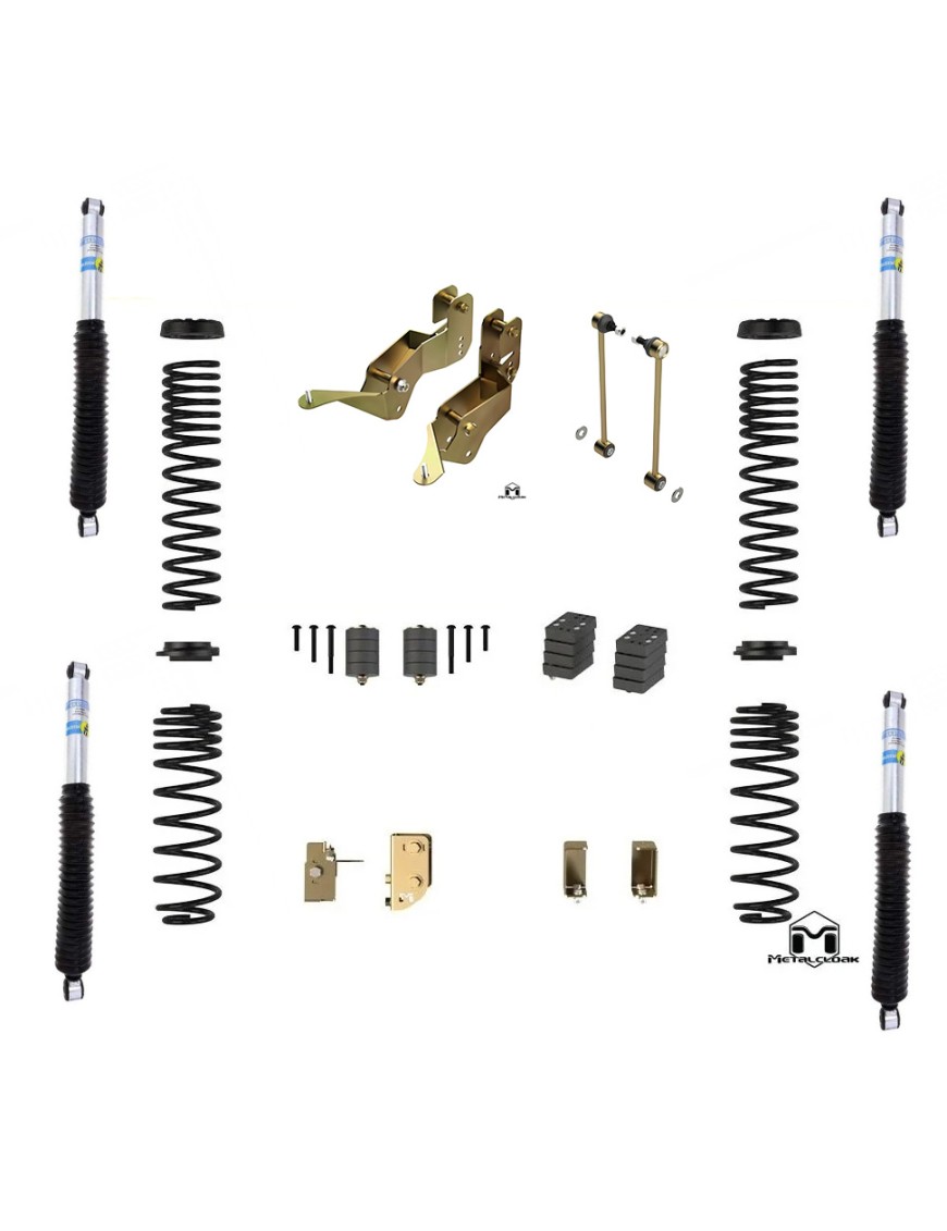 JL Wrangler 2.5" Base Camp Lift Kit with Bilstein Shocks