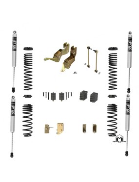 JL Wrangler 2.5" Base Camp Lift Kit with FOX Shocks