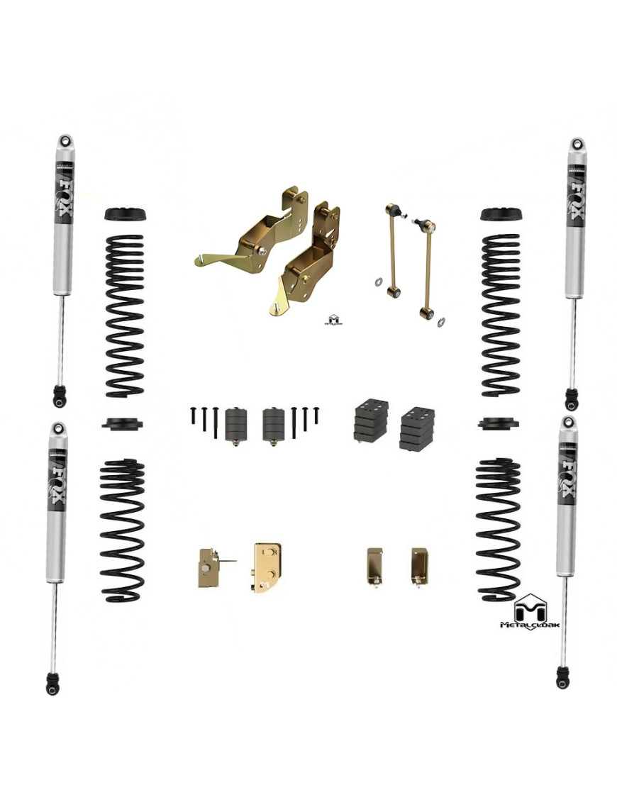 JL Wrangler 2.5" Base Camp Lift Kit with FOX Shocks
